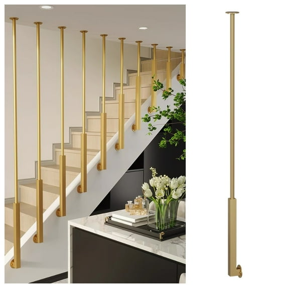 Handrails for indoor stairs, metal indoor outdoor garden staircase stairs support railings for interior stairs/patio railings/concrete steps