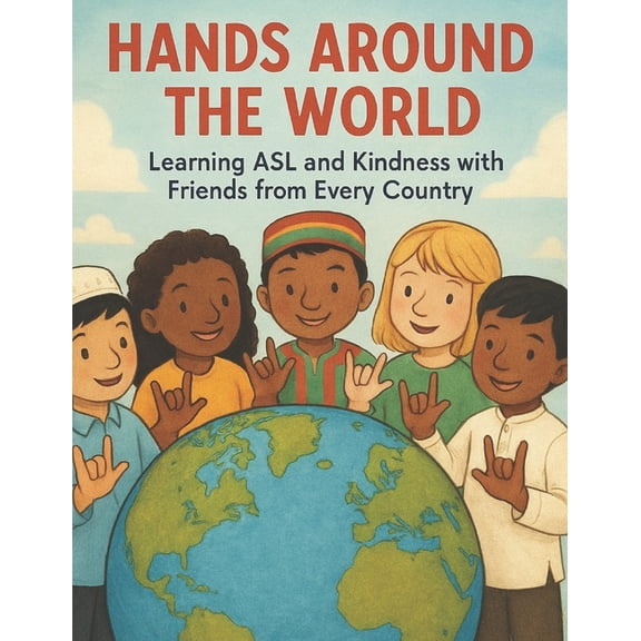 Hands Around the World: Learning ASL and Kindness with Friends from Every Country, (Paperback)