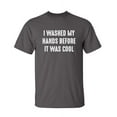 thumbnail image 1 of Hands Cool Sarcastic Humor Graphic Novelty Super Soft Ring Spun Funny T Shirt, 1 of 3