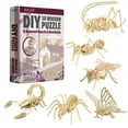 thumbnail image 1 of Hands Craft 3D Wooden Puzzle: Insects And Arachnids 6pc Bundle Set JP2B9, 1 of 7