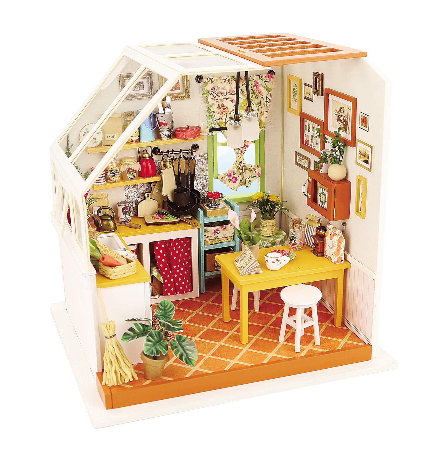 DIY Miniature House Kit: Borrowed Garden - Geppetto's Toys - Hands