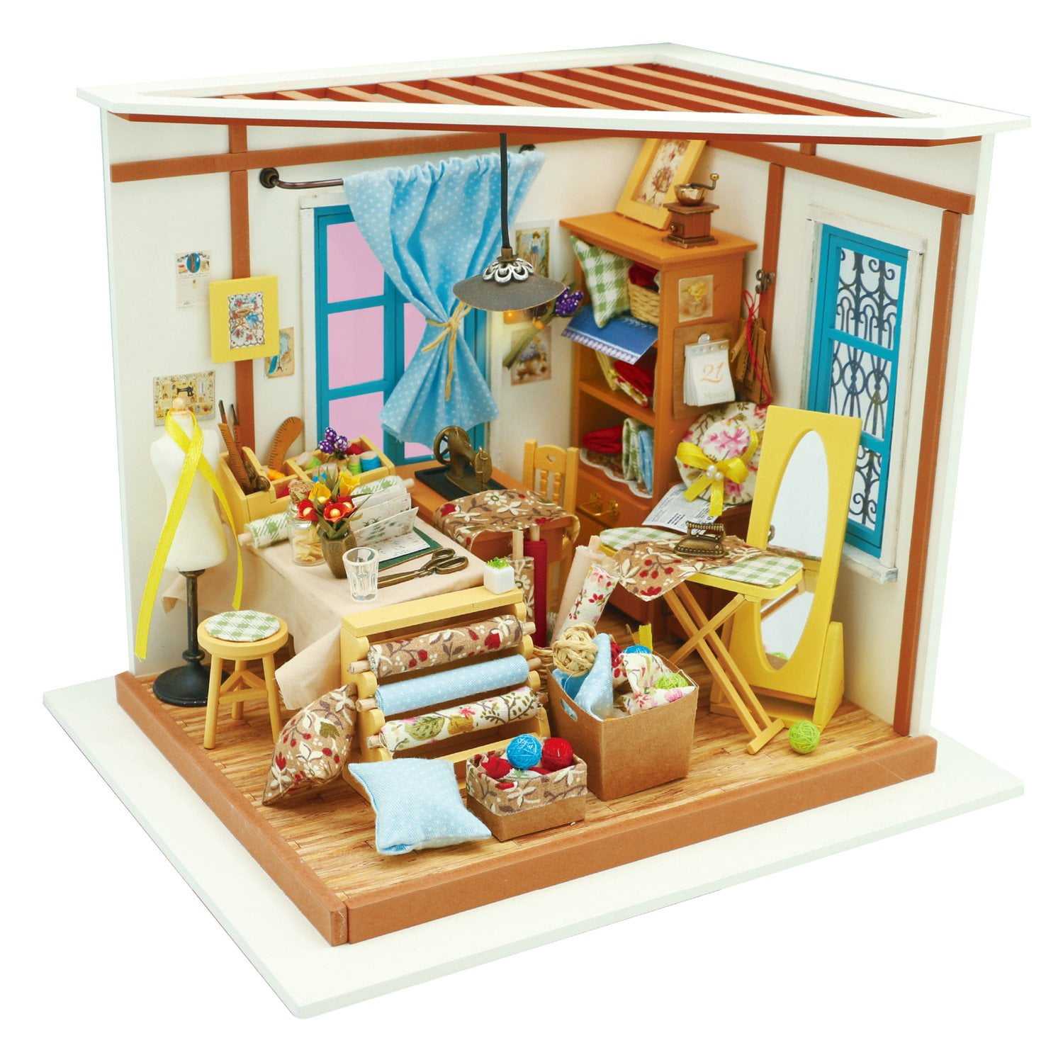 Miniature House Kit Diy Making Building Model Toys By Hand With