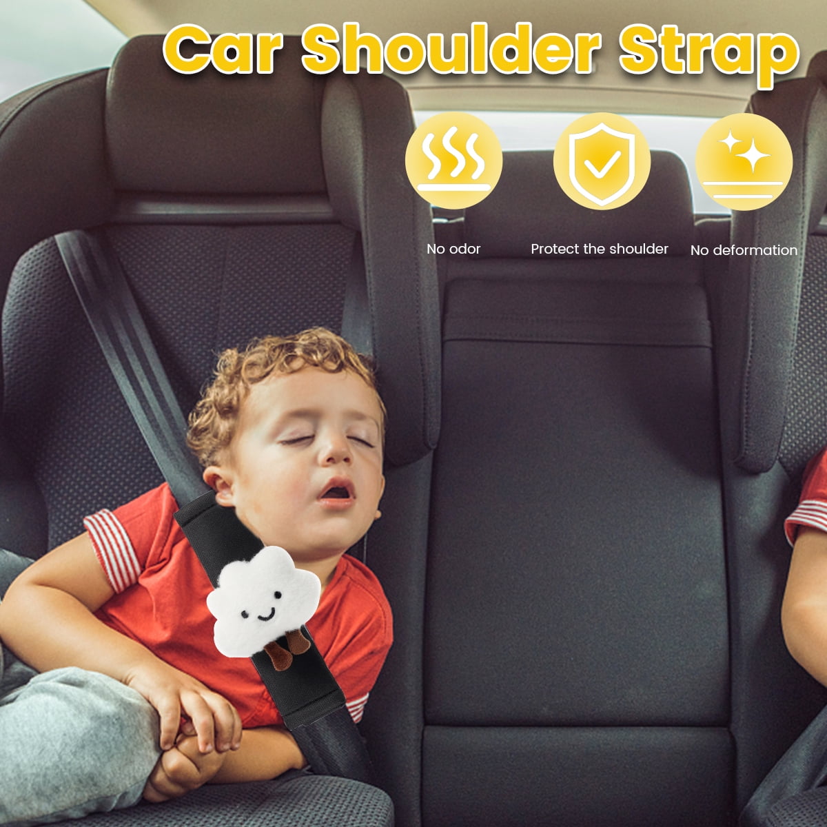 1 Pair Car Seat Straps Shoulder Pads for Baby Kid Super Soft- Seat Belt  Covers for All Car Seats/Pushchair/Stroller - buy 1 Pair Car Seat Straps  Shoulder Pads for Baby Kid Super