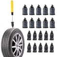 thumbnail image 1 of Hands DIY 20Pcs Vacuum Tyre Repair Nail Tire Repair Rubber Nail Puncture Repair Nail Self-tire Repair Tire Film Nail for Car Trucks Motorcycle Bike Automobile Black, 1 of 9