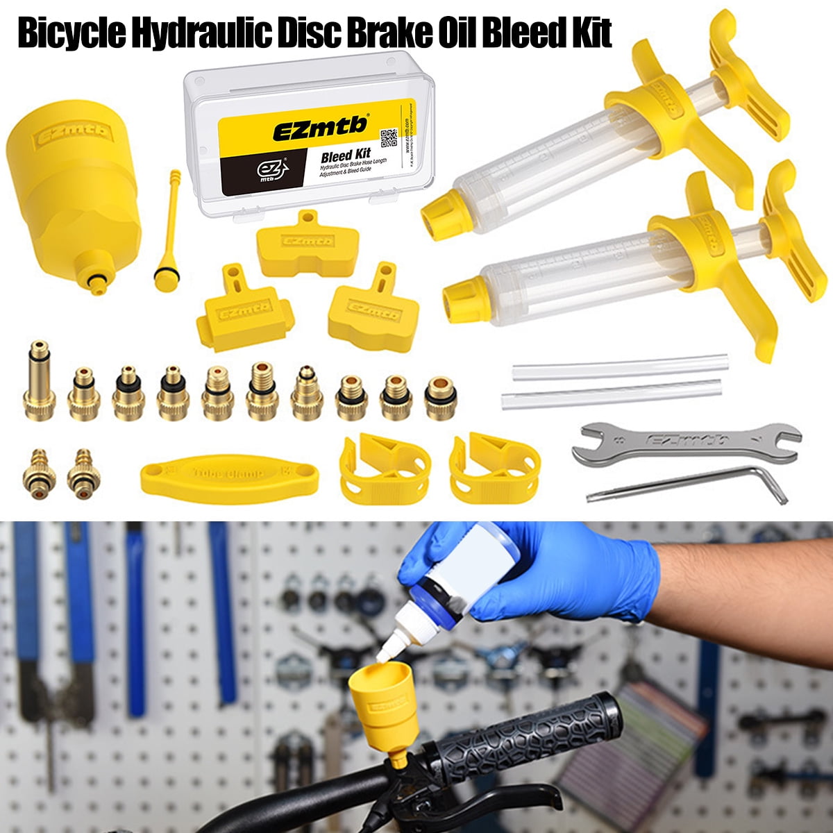 Universal mtb online brake bleed kit