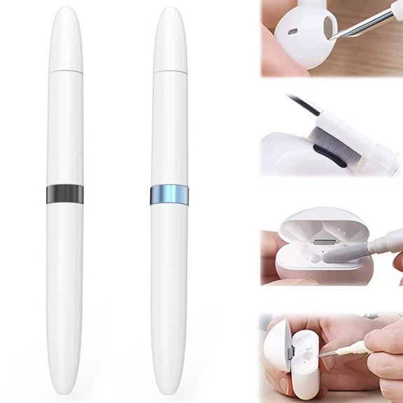 Hands DIY Bluetooth Earbuds Cleaning Pen with Soft Microfiber Brush Portable Multifunctional Earphone Cleaning Pen Durable Earbuds Wash Cleaning Tools for Keyboard Earphone Case