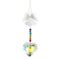 thumbnail image 1 of Hands DIY Crystal Suncatcher Clear Crystal Prism Ball Crystal Sunshine Catcher Colorful Rainbow Crystal Pendant Ornament Butterfly Angell Hanging Decoration, 1 of 6