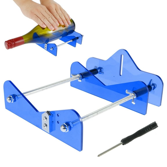 Hands DIY Glass Bottle Cutter Kit Stainless Steel Glass Bottle Cutting Machine Set Durable Bottle Cutter Tool for Wine Beer Liquor Whiskey Alcohol Champagne Bottles