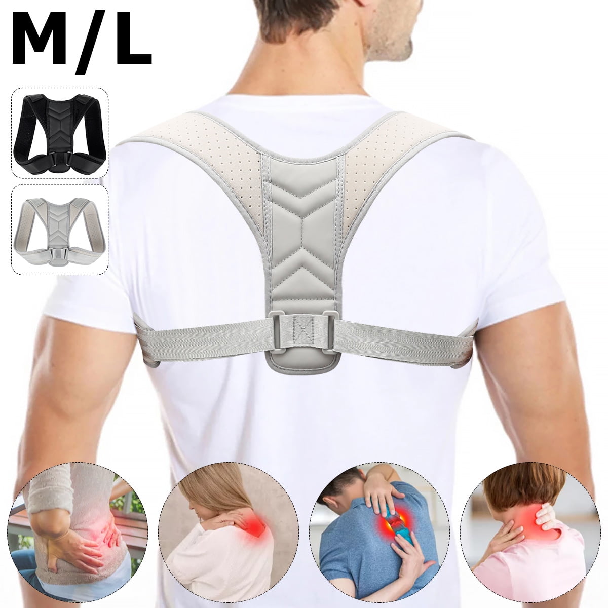 Comfy brace shoulder spinal posture corrector for men and women