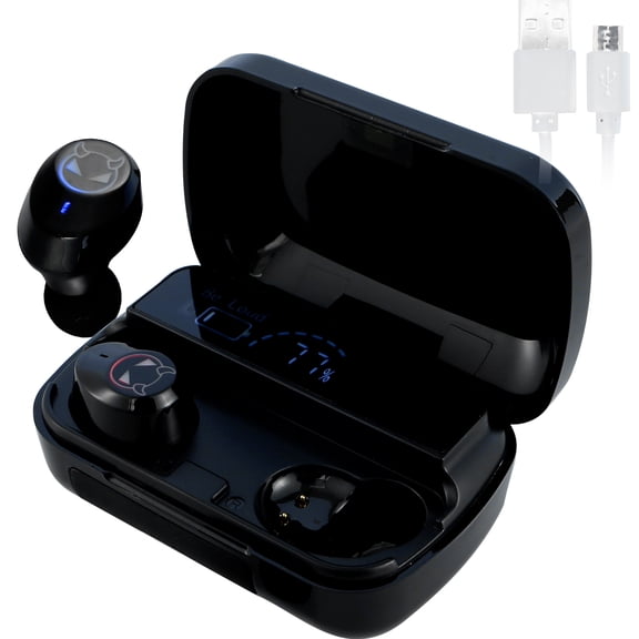 Hands DIY Wireless Earbuds Bluetooth 5.1 Headphone with Charging Case Sweatproof In Ear Headset Touch Control Sport Earphones HiFi Deep Bass Stereo with Noise Cancelling Mic