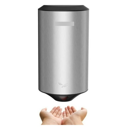 Hands Dryer Compact Jet, Air Automatic Hand Dryer Stainless Steel Smart Senser, Drying Hand Machine For Bathroom Toilet 1350W