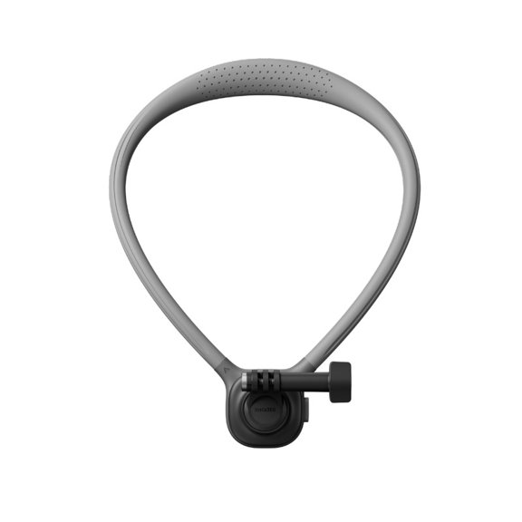 Hands-Free Action Camera Neck Mount - Bigcan Flexible Silicone Neck Strap with 360 Rotating Base for POV Shooting, Compatible with X4/Ace Pro/GO 3S/ONE X2/RS