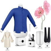 Hands Free Automatic Ironing Machine, New Upgraded Steam Iron, Hot Air Dryer, Time & Temperature Adjustable, 8min Quick Ironed Dry