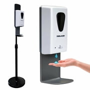 Toolman Mobile Automatic soap Dispenser Hand Sanitizer Dispenser with Floor Stand for Kitchen Bathroom,Commercial and Public Places LTH012