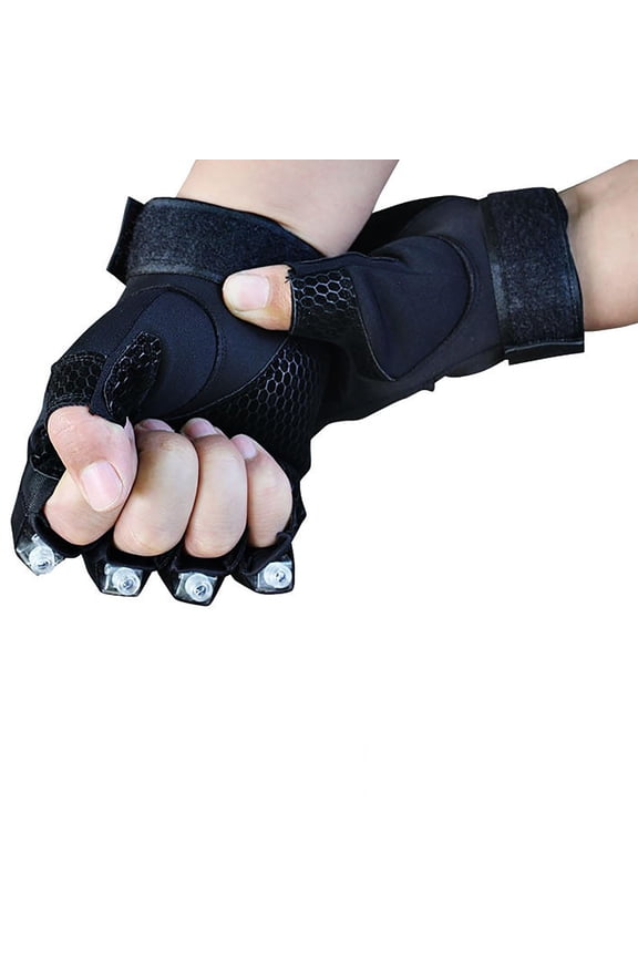 Hands - Free Flashlight Gloves LED Flashlight Gloves Unique Cool Gadget for Repairing (Hands - Free Lights) Ideal Birthday Gift for Him