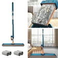 thumbnail image 1 of Hands-Free Flat Mop, Self-Wringing Microfiber Cleaner, 360 Rotatable Floor Tool, Wrings Without Hand Contact and Cleans Every Corner for Bathroom Tile, Laminate Floor, and Kitchen., 1 of 9