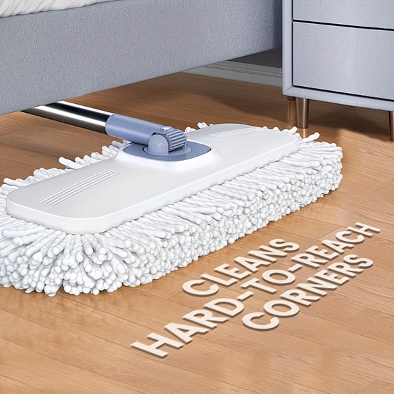 Hands-Free Mop and Bucket Set with Foot Pedal Control - Heavy-Duty Dry and Wet Floor Cleaning System, Effortless Dehydration for Floors,Bathroom,Pool, and Car, All-in-One Multi-Surface Mopping System