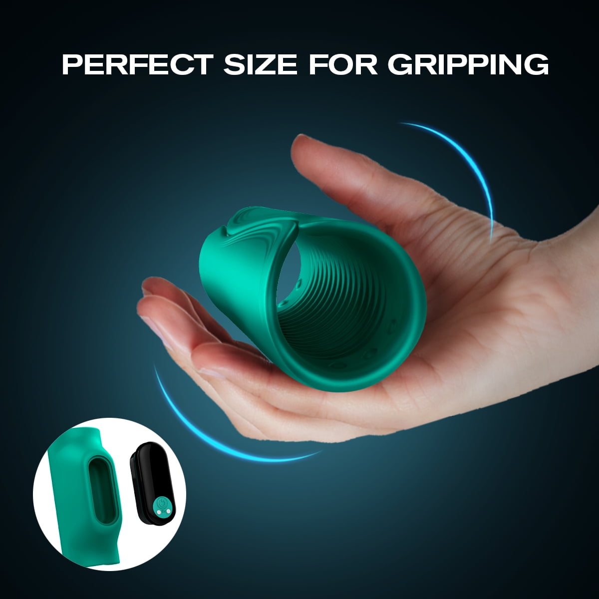 Hands-Free Penis Vibrator with 9 Vibration for Glans Ejaculation Vibrating  Male Masturbator with Adjustable Wings Waterproof Silicone PenisRing Adult  ...