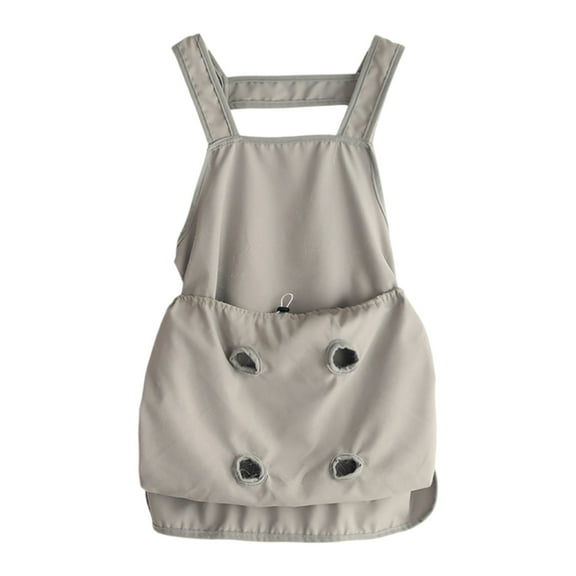 Hands-Free Pet Carrier Apron - Adjustable Cat & Small Dog Sling with Sleeping Pocket for Indoor/Outdoor Use, Travel & Grooming