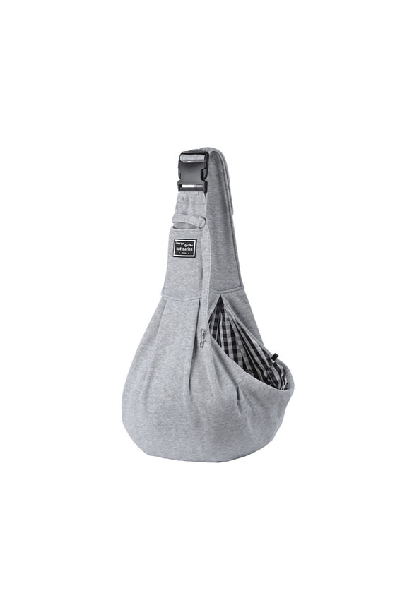 Hands-Free Pet Sling Carrier Bag Adjustable Buckle Single Shoulder Bag for Small Dog Cat