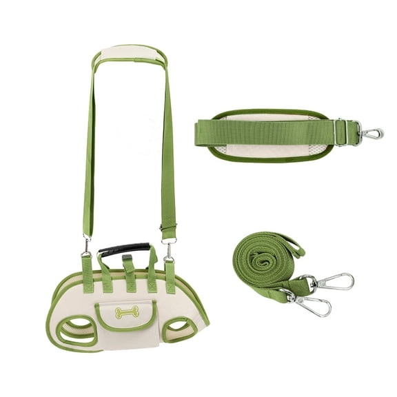 Hands Free Pet Sling Carrier for Small Dogs and Cats, Breathable Oxford Puppy Travel Bag