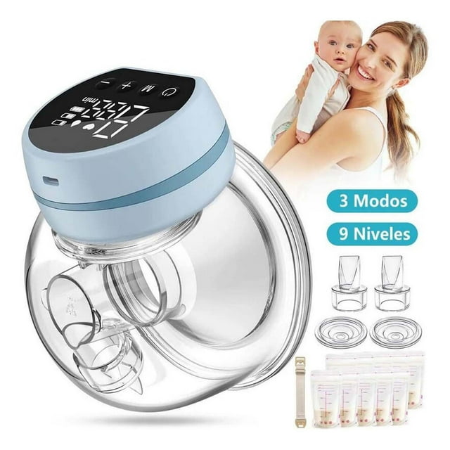 Hands Free Portable Breast Pump - Portable Electric Breast Pump With 3 Modes And 9 Level for Home Kitchen Tool Men Women Gift