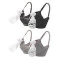 thumbnail image 1 of Hands Free Pumping Bra - Comfortable Breathable Nursing Bra U Shape Bra Extender Adjustable Straps Compatible with All Breast Pumps Easy to Clean for Postpartum Breastfeeding Use, 1 of 7