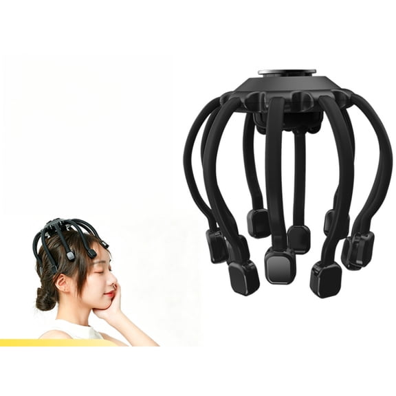 Hands-Free Scalp Massager for Office Professionals, Smart Electric Head Scrubber for Digital Fatigue, Cordless Multi-Mode Vibration Relaxer for Screen-Heavy Lifestyles, USB-C Rechargeable