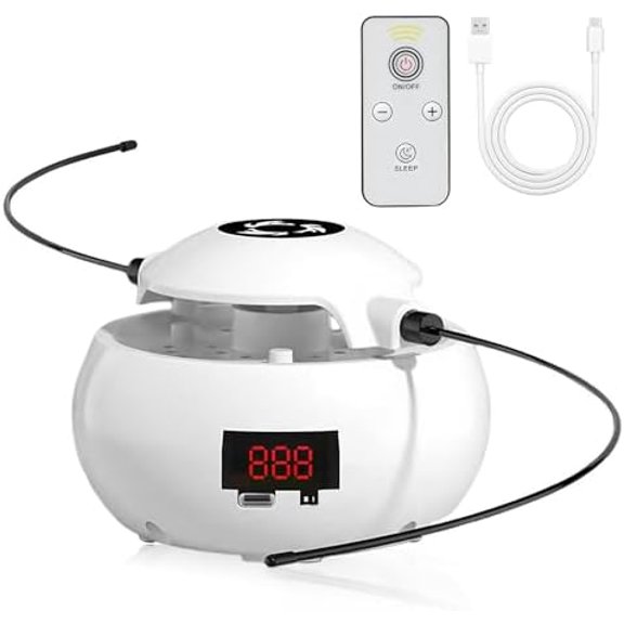 Hands-Free Smart Jump Rope Machine, Automatic Floor Jump Rope for Kids & Adults, 10 Speed Levels, LCD Counter, Remote Control, Rechargeable Indoor Cardio Fitness Trainer for Family & Home$$