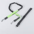 thumbnail image 1 of Hands Free Waist Leash for Dog Running Training and Jogging, Adjustable Belt with Double Handle, Reflective Bungee for Medium Large Dogs (Green 2.5cm *70-120cm), 1 of 5