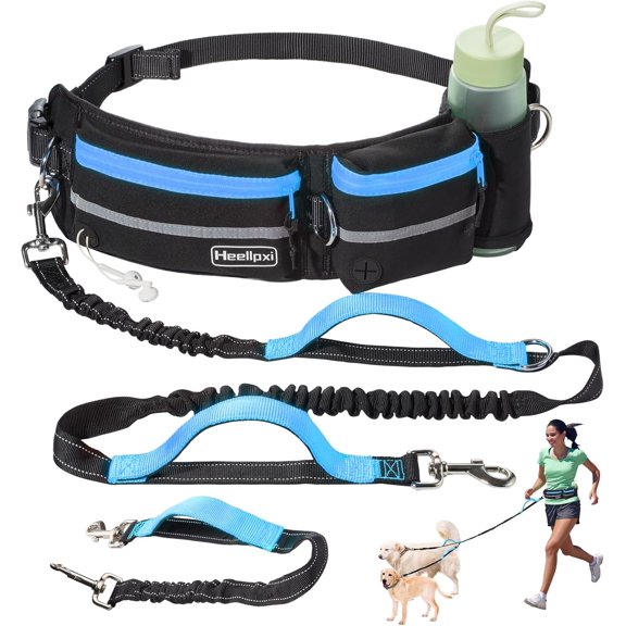 Philowng 6 ft ABS Adjustable Dog Retractable Leash, Blue