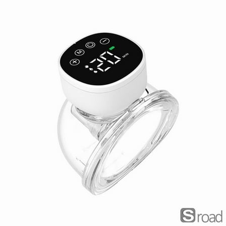 Hands Free Wearable Electric Breast Pump, Silent Rechargeable Breast Pump With 3 Modes 9 Suction Levels, 180ML Capacity Discreet Wearable Pumping Bra Included,1pc black