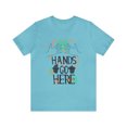 thumbnail image 1 of Hands Go here Unisex Jersey Short Sleeve Tee, 1 of 12