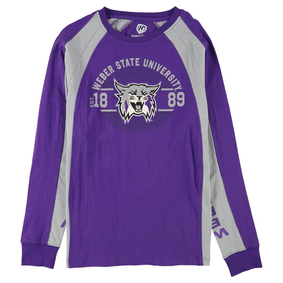 Hands High Mens Weber State Graphic T-Shirt, Purple, XX-Large
