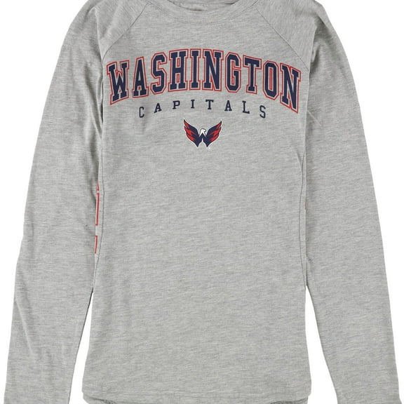 Hands High Womens Washington Capitals Graphic T-Shirt, Grey, Small
