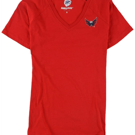 Hands High Womens Washington Capitals Graphic T-Shirt, Red, Small
