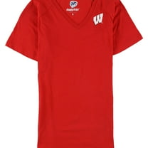 Hands High Womens Wisconsin Badgers Graphic T-Shirt, Red, Small