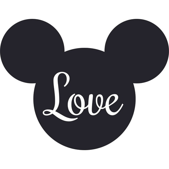 Hands Love Cartoon Design Customized Name Wall Decal - Custom Vinyl Wall Art - Personalized Name - Baby Girls Boys Bedroom Wall Decal Room Decor Wall Sticker Decoration Size (40x40 inch)