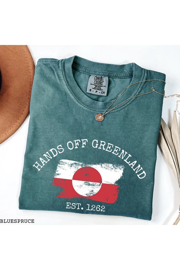 Hands Off Greenland Shirt Greenland Is Ours TShirt Greenlandic Flag Shirt Greenland Shirts