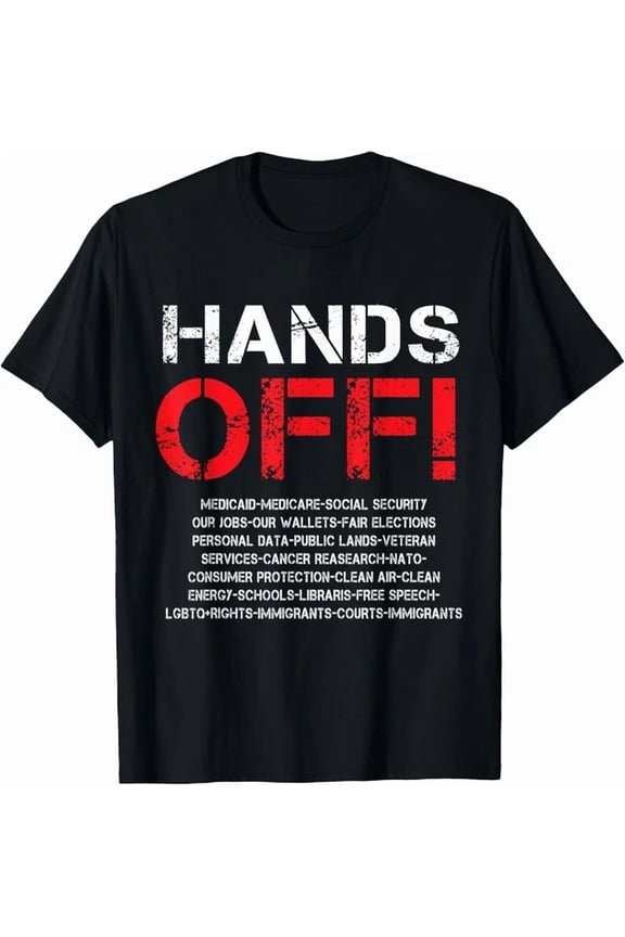 Hands Off Protest Cool Lover Support Gift Present Unisex T-Shirt