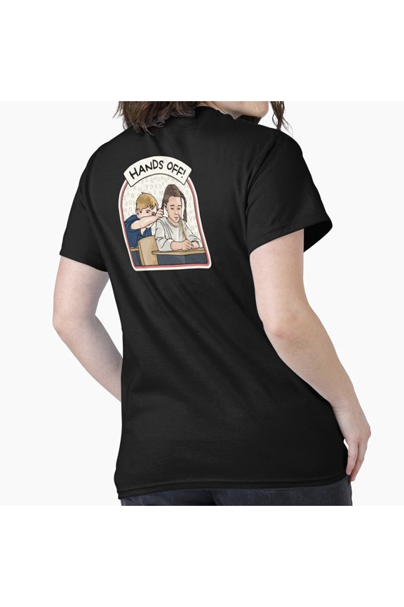 Hands Off Retro Warning Sarcastic Statement Funny Quote Saying Unisex T-Shirt, up to size 5XL