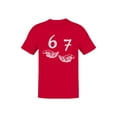 thumbnail image 1 of Hands Offering Numbers 6 and 7 Men's T-shirt, 1 of 3
