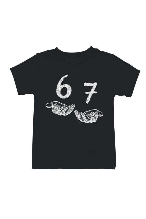 Hands Offering Numbers 6 and 7 Youth's T-shirt