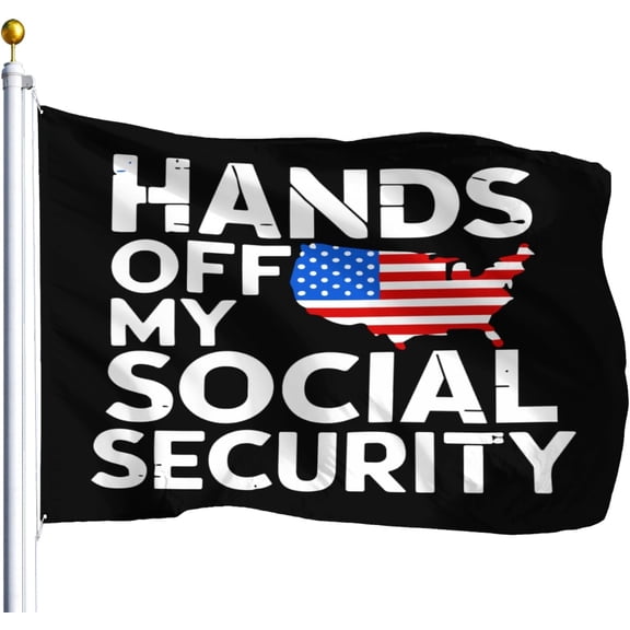 Hands Offs My Social Security 2025 Protests Resist Flags For College