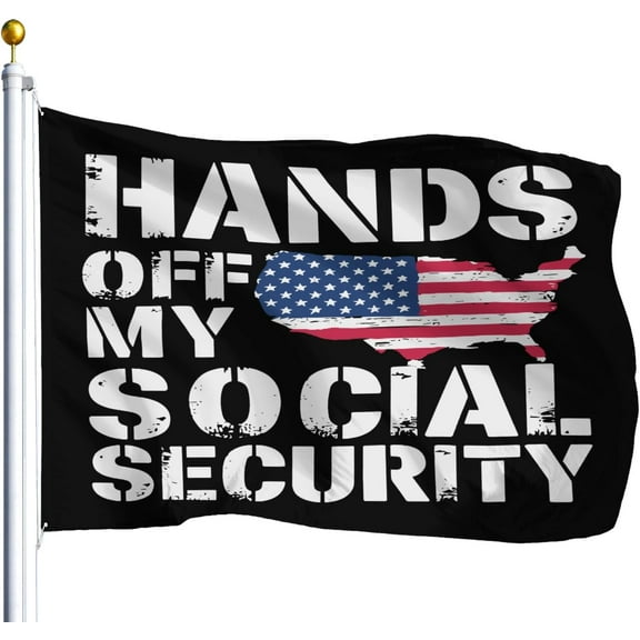 Hands Offs My Social Security Flags For Classroom