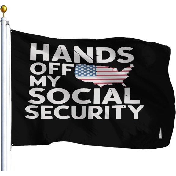 Hands Offs My Socialss Securitys Flags For Room