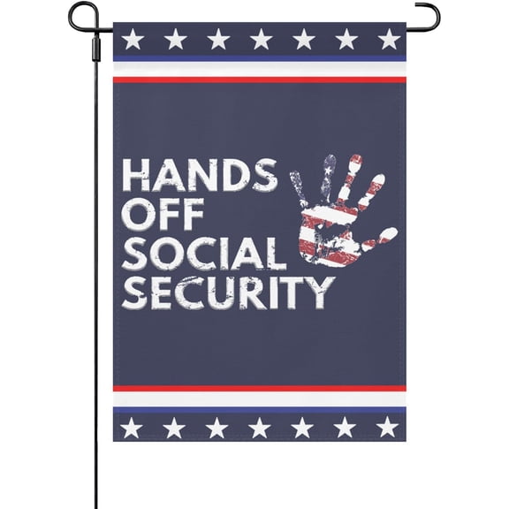 Hands Offs Protests Social Security And Medicare Protests Flag Funny Banners