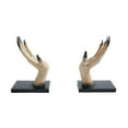 Hands Statue Statue Solar Self Made Man Sculpture Yard Middle Finger
