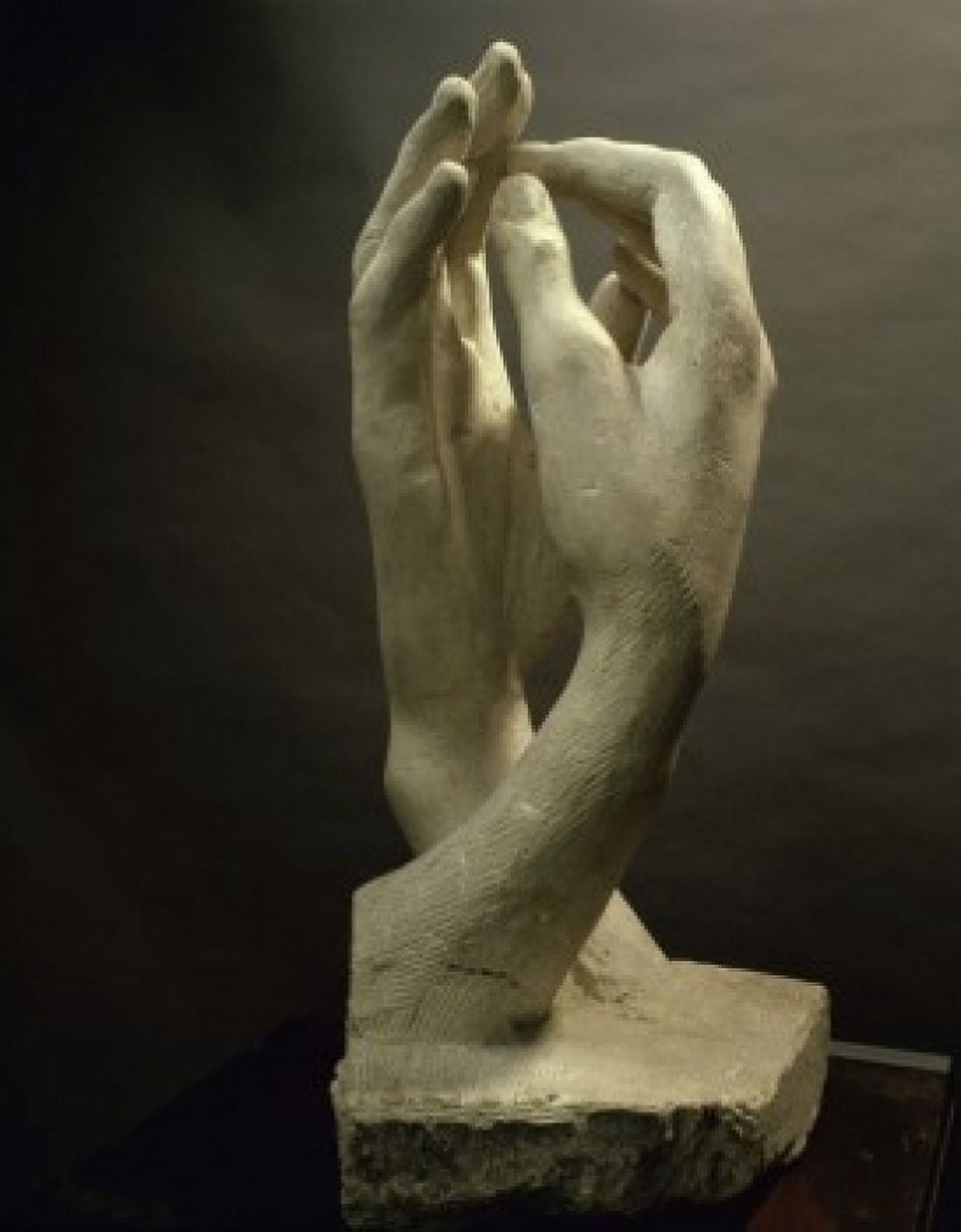 Hands c 1880 Auguste Rodin (1840-1917French) Musee Rodin Paris Canvas Art - Auguste Rodin (18 x 24)
