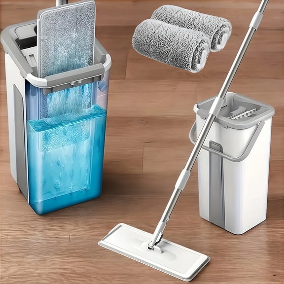 Flat Squeeze Mop And Bucket